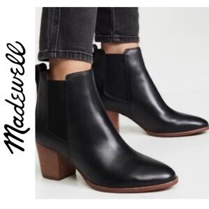 Madewell Regan Pull On Chelsea Boots Booties